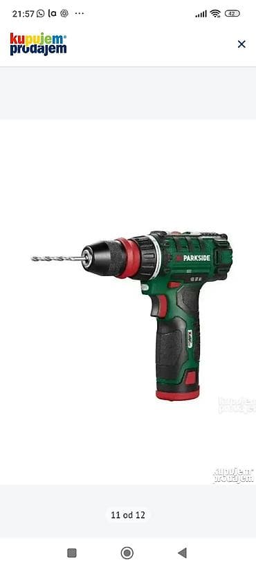 hilti alat: ✅ PARKSIDE 12V Aku bušilica / odvijač set ✅ 3 godine garancija ✅ — 4
