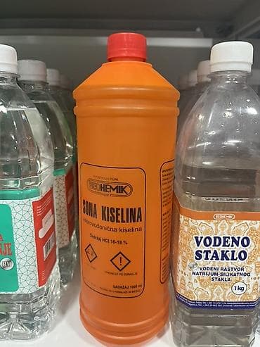 dupla stega: Sona kiselina – hlorovodonična kiselina (HCl 16–18%), pakovanje 1000 — 1