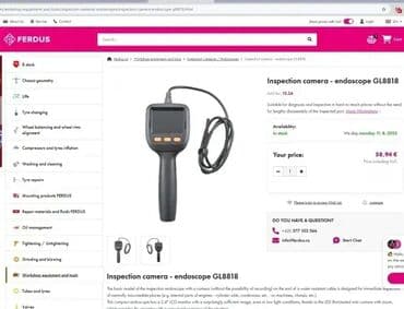 masina za topljenje cokolade: *** AKCIJA *** #2820 Inspekcijska kamera – Endoskop GL8818; Kamera od — 4