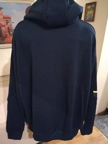 zvonarice pantalone: Tracksuit top, 6XL (EU 64), color - Blue, Cotton — 5