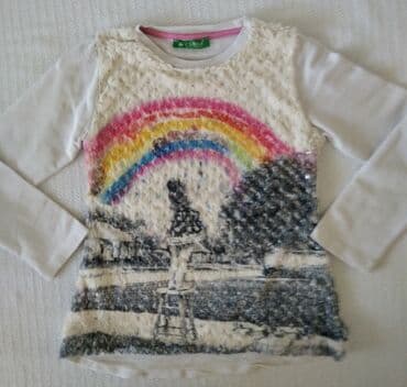 benetton veličine za decu: Okrugli izrez, Dug rukav — 1