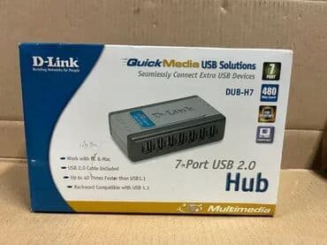 usb grejalica: *** AKCIJA *** #2702 USB HUB D-Link Model: DUB-H7 Portovi: 7× USB 2.0 — 3