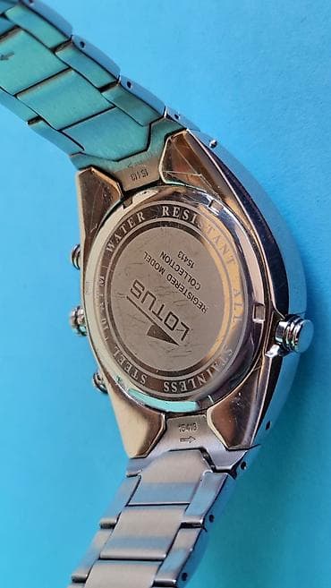 moderne patike sa platformom: Muški ručni sat LOTUS Arm Chrono – hronograf, nerđajući čelik - — 2