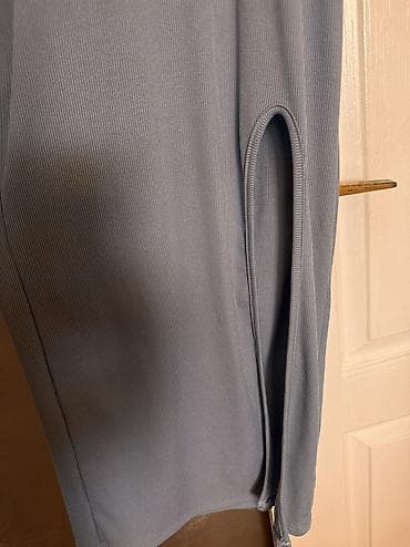 pull and bear haljina: Plava duza haljina — 3