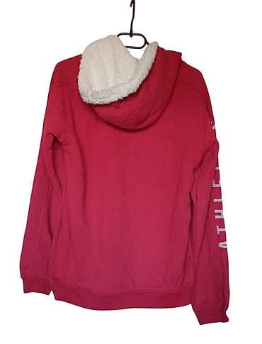 Majice: Crvena dukserica s kapuljačom – Bouhaus, veličina 16 - Model: zip — 2