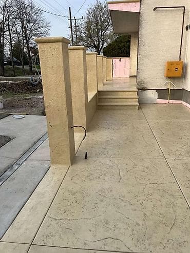 cena parketa: Dekorativni štampani beton – terase, staze, stepeništa i ograde - — 3