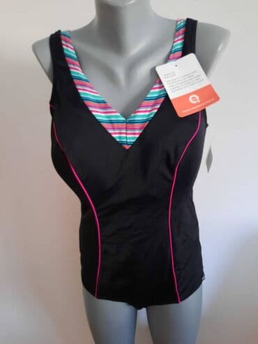 vumen sikret kupaći kostimi: 6XL, Spandeks, bоја - Crna — 1