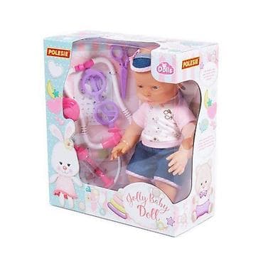 slauf sa krovom za bebe: Lutka beba sa dodacima – Jolly Baby Doll (Šifra proizvoda — 1