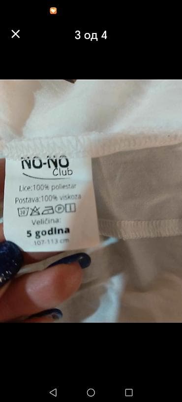 cipele ruma: Dečija haljina NO-NO Club, uzrast 5 godina (107–113 cm).Ima postavu - — 3