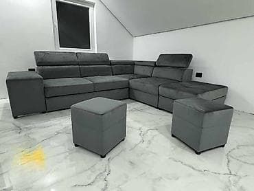 *Dimenzija 295x240 *Univerzalan ugao *Val opruge *2 skrivena taburea