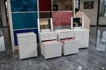 nocni stocic forma ideale: Nocna komoda NINA -Uradjena od unimera 18mm debljine,bele boje soft — 4