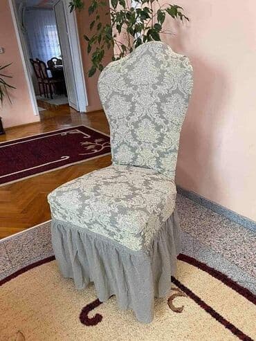 elasticne presvlake za stolice cena: Univerzalne rastegljive navlake za stolice
6 komada- cena 3300 din — 6