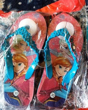 barbie haljina: Dečije japanke sa motivima iz crtanog filma Frozen (Ana i Elza) - — 8