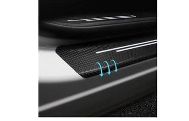 adapter za auto upaljač sa 220v na 12v: Stikeri za prag automobila - karbon NISSAN Stikeri za prag automobila — 9