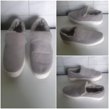 goran patike batajnica: H&M toplo postavljene slip-on patike - Boja: siva - Model — 2