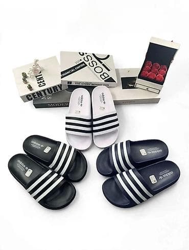 diesel sandale: Adidas klasične papuče sa tri pruge - Model: klasične slide papuče sa — 1