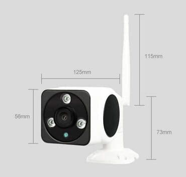 kamere: Cena 4450din Kamera koja snima 360° okolo sebe IP Full HD Wi-Fi 360° — 2