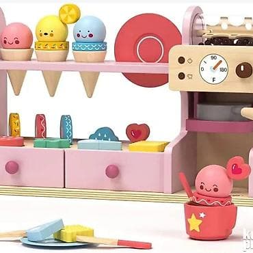 pepco hulahopke za zene: Drvena igračka set – Ice cream & Coffee Counter Play set (58 — 2
