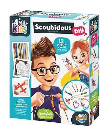 zlatne narukvice cena: Izrada priveska 105183 Buki – kreativni DIY set sa scoubidou trakicama — 2