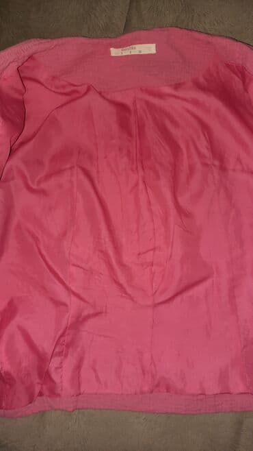 exit kaputi: Bershka jakna. S vel. barbi pink boja. 7/8 rukavi. strukirana — 6