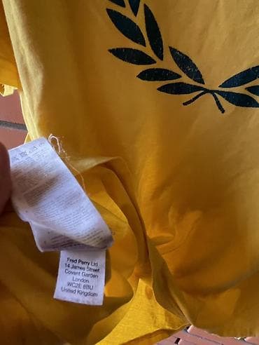 dzemper sa romboidima: Men's T-shirt Fred Perry, bоја - Žuta — 3