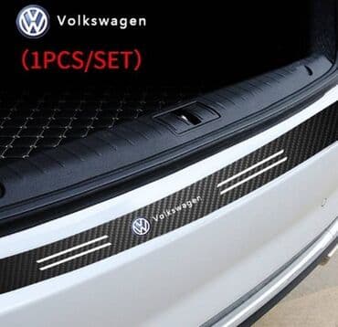 teretne gume 13 c: Stiker za branik automobila - karbon VOLKSWAGEN Stiker za zadnji — 7