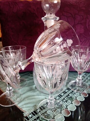 kristalne čaše prodaja: Bohemija servis za vino,kristal,led kristal,brusen kristal. iz — 5