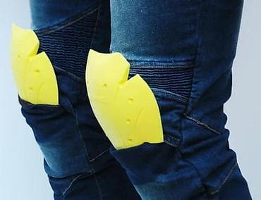 Kape i aksesoari: Muške biker farmerke – tamno plavi teksas - Stil: biker/karirano — 6