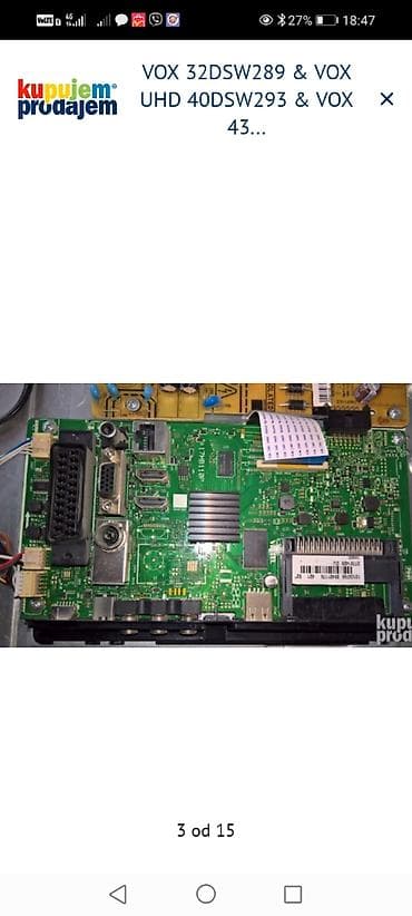 dozer za lekove: VOX LED televizori – delovi i ploče Dostupni delovi i oznake sa — 4