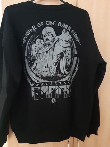 muski kačketi za zimu: Sweatshirt, M (EU 50), Lc Waikiki, color - Black — 2