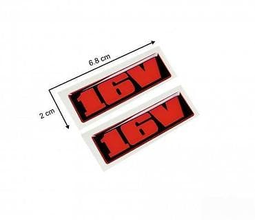 Golf mk1 16v - Stikeri - 1512 📌 Opis: 3D stikeri - Nalepnice za