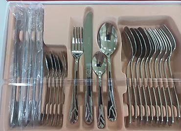 Set pribora za jelo – nerđajući čelik, elegantan klasičan dizajn sa