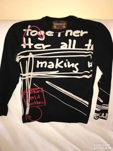 nike beli duks: Original Desigual duks M 100% cotton Ramena 45cm, duzina 70cm. rukav — 1