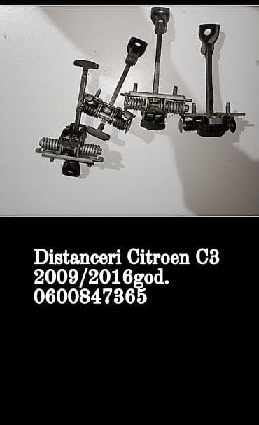 Distanceri (graničnici) vrata za Citroën C3, kompatibilni sa modelima na lalafo.rs Distanceri (graničnici) vrata za Citroën C3, kompatibilni sa modelima