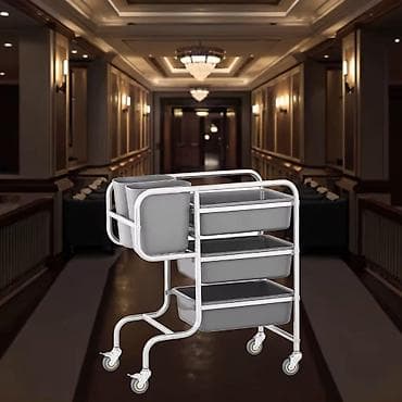 kamen za tocilo: Višenamenski servisni kolica sa kadicama i kantama - Konstrukcija — 1