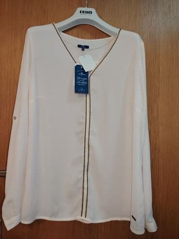 Tom Tailor, XL, Poliester, Jednobojni, bоја - Mlečno-bela na lalafo.rs Tom Tailor, XL, Poliester, Jednobojni, bоја - Mlečno-bela