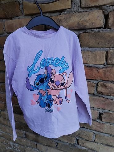 dig farmerke: Stitch majica 134/140 - Dečija majica dugih rukava - Veličina — 2