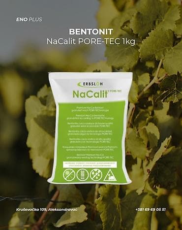 trambolina cena: NaCalit PORE-TEC – čistoća i stabilnost vina od samog početka!Za — 1