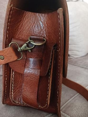hermes kais: Kožna torbica preko ramena, ručni rad, klasičnog „satchel“ dizajna. - — 3