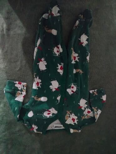 Paket odeće za bebu, dugih rukava: - Prugasta majica: belo-tamno — 3