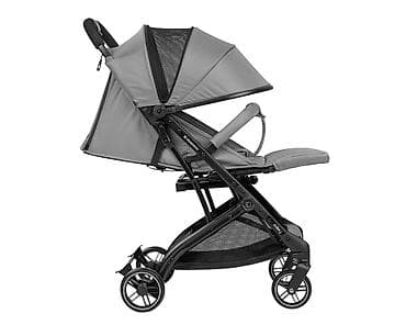 buster sediste za decu: KIKKA BOO Kolica MILEY premium – light grey Praktična i udobna — 5