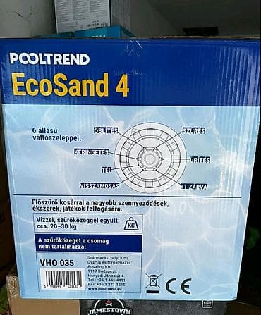 Bazeni i oprema: PoolTrend EcoSand 4 – peskani filter sa pumpom za bazene - Kapacitet — 1