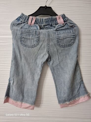Farmerke: Zenske teksas pantalone. Velicina 74 — 2