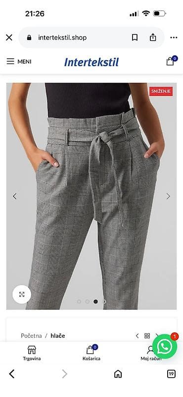 Prelepe pantalone, veličine 38 na lalafo.rs Prelepe pantalone, veličine 38