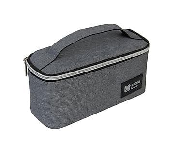 KIKKA BOO KikkaBoo Termo izolovana torba za hranu Foody – dark grey
