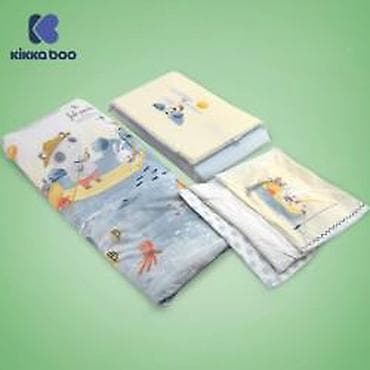 madame coco sve za kucu: KIKKA BOO The Fish Panda – komplet posteljine sa ogradicom, 6 delova — 2