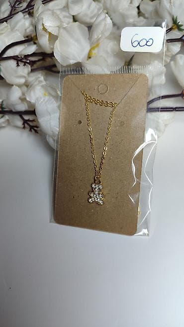 ogrlica krstic: Zlatna ogrlica sa privezakom Meda - Delikatni lančić u zlatnoj boji - — 2