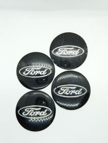 auto dijagnostika delphi: FORD-plastificirane nalepnice za felne-set od 4 komada CRNE FORD - — 2