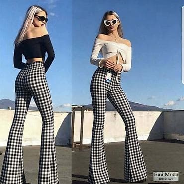 brax pantalone: Ženske pantalone sa visokim strukom i zvonastim nogavicama - Kroj — 4