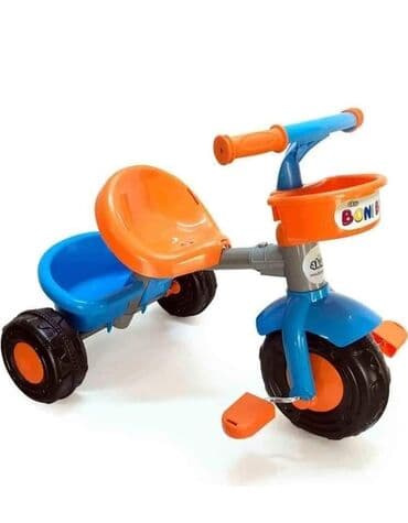 bicikle za devojcice od 10 godina: Tricikl na pedale BONI CENA 4000 dinara Dimenzije 64x50x48cm — 3
